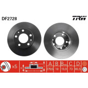 TRW | Bremsscheibe | DF2728