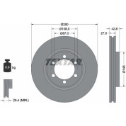 Textar | Bremsscheibe | 92136503