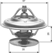 Gates | Thermostat, Kühlmittel | TH11680G1