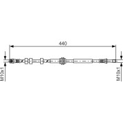BOSCH | Bremsschlauch | 1 987 481 430