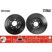 TRW | Bremsscheibe | DF4360