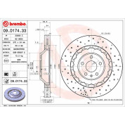 Brembo | Bremsscheibe | 09.D174.33