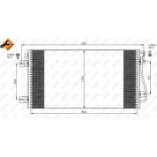 NRF | Kondensator, Klimaanlage | 35484