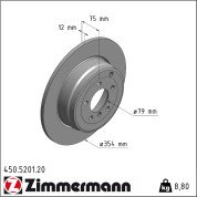 Zimmermann | Bremsscheibe | 450.5201.20