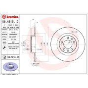 Brembo | Bremsscheibe | 08.A615.11