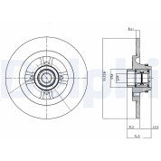 Delphi | Bremsscheibe | BG9025RS