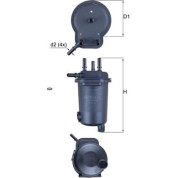 Knecht | Kraftstofffilter | KL 600D