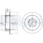 Delphi | Bremsscheibe | BG4180