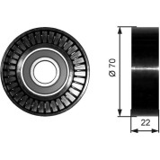Gates | Umlenk-/Führungsrolle, Keilrippenriemen | T36252