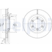 Delphi | Bremsscheibe | BG3523