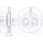 Delphi | Bremsscheibe | BG4109C