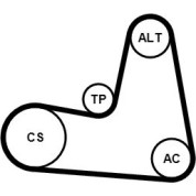ContiTech | Keilrippenriemensatz | 7PK1125K1