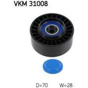 SKF | Umlenk-/Führungsrolle, Keilrippenriemen | VKM 31008