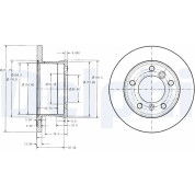 Delphi | Bremsscheibe | BG3237