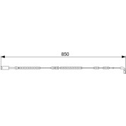 BOSCH | Warnkontakt, Bremsbelagverschleiß | 1 987 473 030