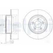 Delphi | Bremsscheibe | BG4074