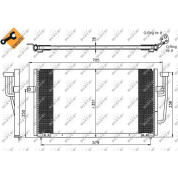 NRF | Kondensator, Klimaanlage | ohne Entfeuchter | 35234