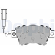 Delphi | Bremsbelagsatz, Scheibenbremse | LP2231