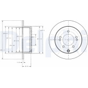 Delphi | Bremsscheibe | BG4327