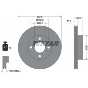 Textar | Bremsscheibe | 92104500