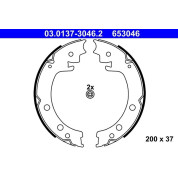 ATE | Bremsbackensatz, Feststellbremse | 03.0137-3046.2