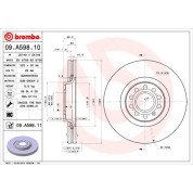 Brembo | Bremsscheibe | 09.A598.11