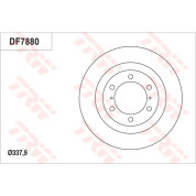 TRW | Bremsscheibe | DF7880S