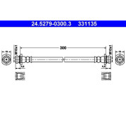 ATE | Bremsschlauch | 24.5279-0300.3