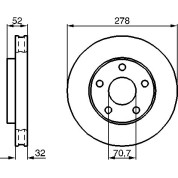 BOSCH | Bremsscheibe | 0 986 478 486