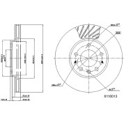 Metzger | Bremsscheibe | 6110013