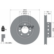 Textar | Bremsscheibe | 92070900