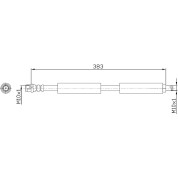 Metzger | Bremsschlauch | 4118574