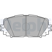 Delphi | Bremsbelagsatz, Scheibenbremse | LP2123