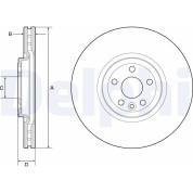 Delphi | Bremsscheibe | BG9178C