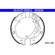 ATE | Bremsbackensatz, Feststellbremse | 03.0137-3039.2