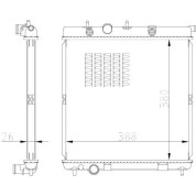 NRF | Kühler, Motorkühlung | 550016