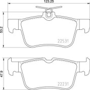 Brembo | Bremsbelagsatz, Scheibenbremse | P 24 175