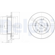 Delphi | Bremsscheibe | BG3746