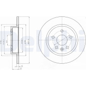 Delphi | Bremsscheibe | BG4199C