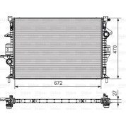 Valeo | Kühler, Motorkühlung | 735551