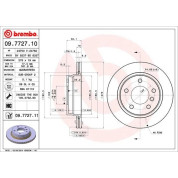 Brembo | Bremsscheibe | 09.7727.11