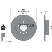 Textar | Bremsscheibe | 92102900