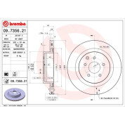 Brembo | Bremsscheibe | 09.7356.21