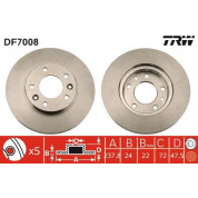 TRW | Bremsscheibe | DF7008