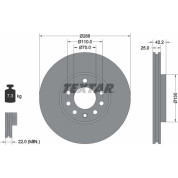 Textar | Bremsscheibe | 92075603