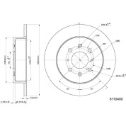 Metzger | Bremsscheibe | 6110400