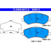 ATE | Bremsbelagsatz, Scheibenbremse | 13.0460-8013.2