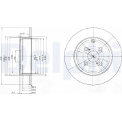 Delphi | Bremsscheibe | BG3974