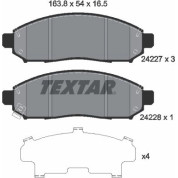 Textar | Bremsbelagsatz, Scheibenbremse | 2422701