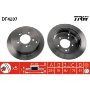 TRW | Bremsscheibe | DF4287